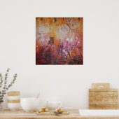 Detroit Abstrakt VI - Canvas Print Poster (Küche)