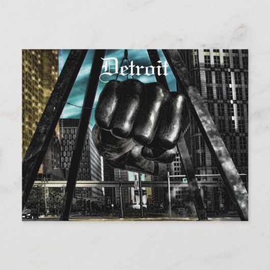 Detroit-Arm Postkarte (Vorderseite)