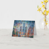 Detroit auf meinem Verstand I - Gruß-Karte Karte (Gelbe Blume)