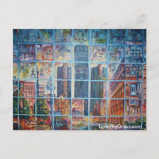 Detroit auf meinem Verstand I - Postkarte (Vorderseite)