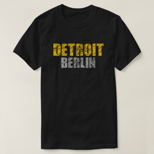 Detroit- - Berlin-T-Shirt T-Shirt (Design vorne)