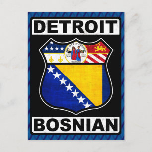 Detroit Bosnian American Post Cards Postkarte