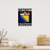 Detroit Bosnian American Poster (Küche)