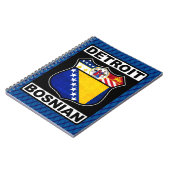 Detroit Bosnian Notizblock (Linke Seite)