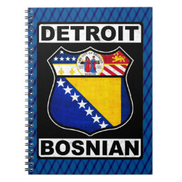 Detroit Bosnian Notizblock