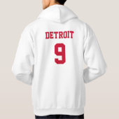 Detroit Builds Hockey Hooded Sweatshirt (Rückseite)
