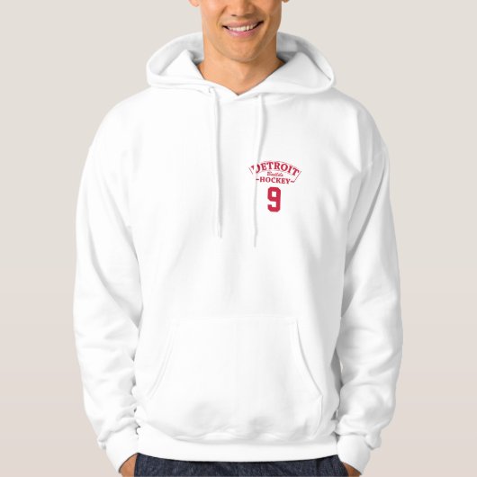 Detroit Builds Hockey Hooded Sweatshirt (Vorderseite)