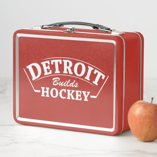 Detroit Builds Hockey - Red Lunch Box (Beispiel)
