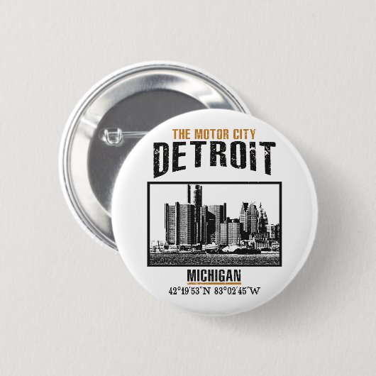 Detroit Button (Vorne & Hinten)