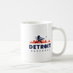 Detroit Bysebyll Vintag Minimalistisch Retro Byseb Kaffeetasse