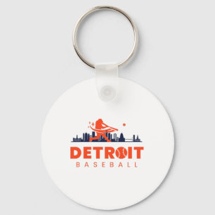 Detroit Bysebyll Vintag Minimalistisch Retro Byseb Schlüsselanhänger