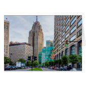 Detroit Card im Stadtzentrum (Vorderseite (Horizontal))