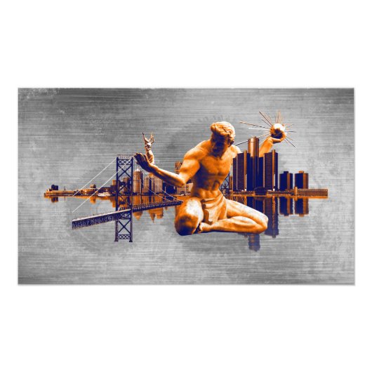 Detroit City Fotodruck (Vorne)