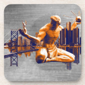 Detroit City Getränkeuntersetzer (Vorderseite)