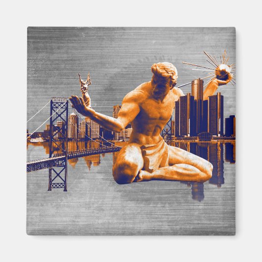 Detroit City Magnet (Vorne)