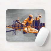 Detroit City Mousepad (Mit Mouse)