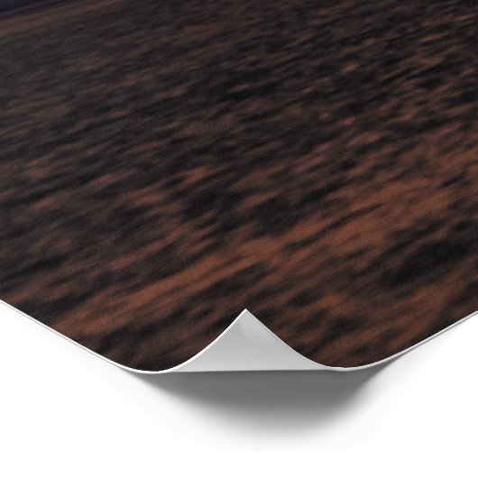 Detroit Cityscape #0527 Poster (Ecke)