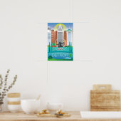 Detroit Druck Poster (Küche)