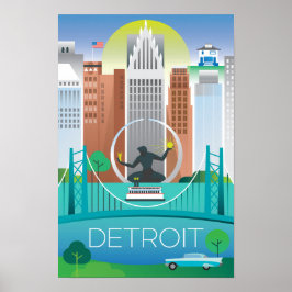 Detroit Druck Poster