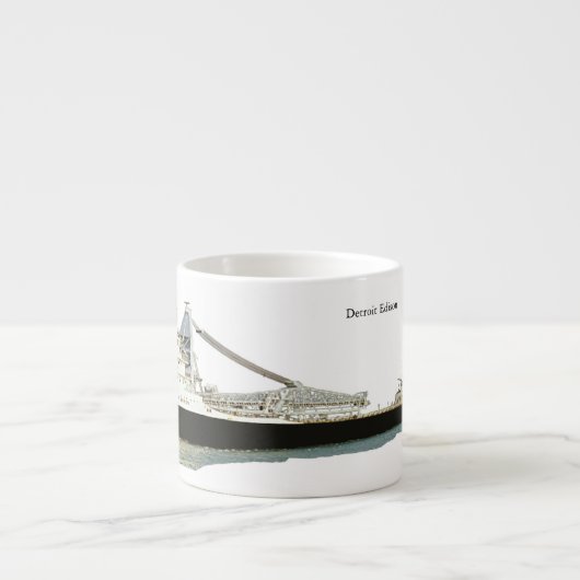 Detroit Edison Ausschnitt Espresso Tasse (Vorderseite)