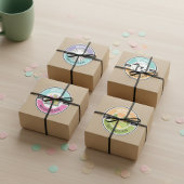 Detroit EST. 1701 Circle Stickers (Set 4) Aufkleber