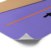 Detroit-Fahrplakat Poster (Ecke)