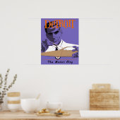 Detroit-Fahrplakat Poster (Küche)