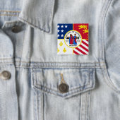 Detroit-Flagge Button (Beispiel)