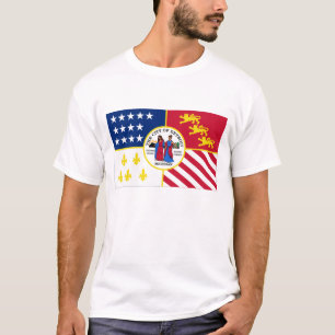 Detroit-Flagge T-Shirt