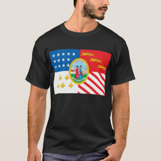 Detroit-Flaggen-T - Shirt