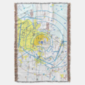 Detroit Flyway Chart Decke (Vorderseite Vertikal)