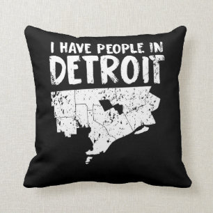 Detroit-Geschenk lustiges Michigan ist Zuhause Kissen