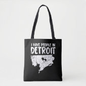 Detroit-Geschenk lustiges Michigan ist Zuhause Tasche (Vorderseite)