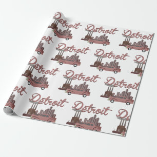 Detroit Geschenkpapier