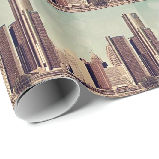 DETROIT GESCHENKPAPIER (Rolleneckpunkt)