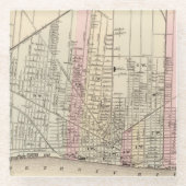 Detroit Glasuntersetzer (Vorderseite)