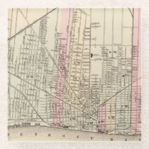 Detroit Glasuntersetzer