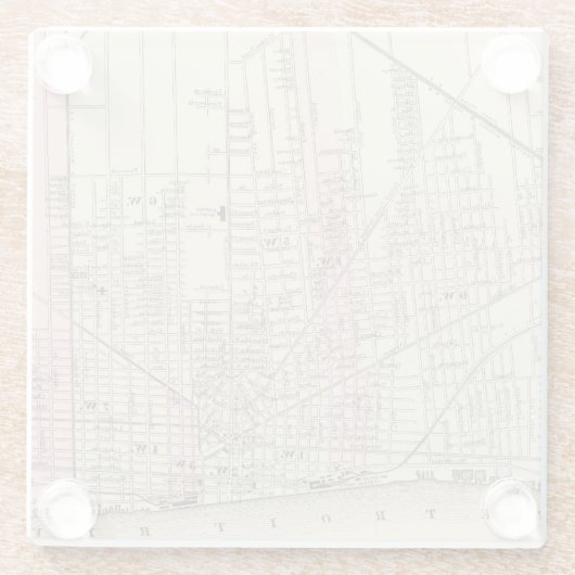 Detroit Glasuntersetzer (Rückseite)