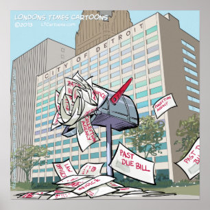Detroit Got Mail Funny Poster