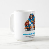 Detroit Grit Lions Pride Kaffeetasse (Vorderseite Links)