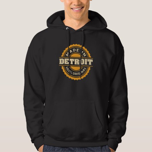 Detroit Heimat Hoodie (Vorderseite)