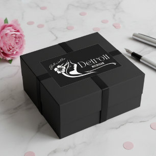 Detroit Hibiskus Anpassbare Aufkleber