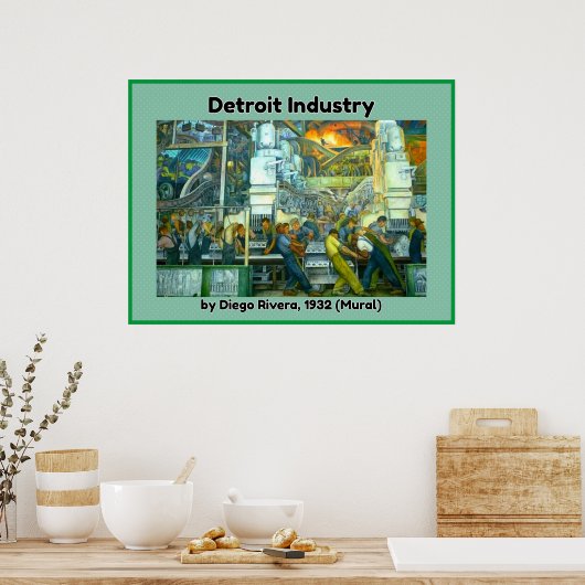 Detroit Industry Mural Poster (Küche)