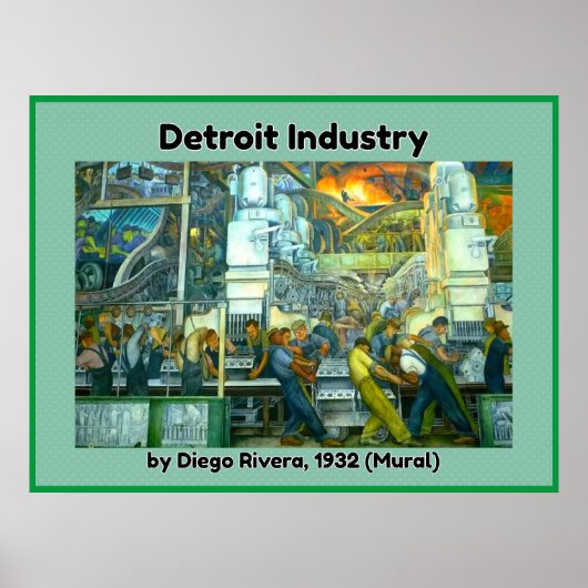 Detroit Industry Mural Poster (Vorne)