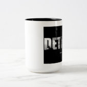 Detroit-Kaffee-Tasse Zweifarbige Tasse (Mittel)