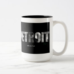 Detroit-Kaffee-Tasse Zweifarbige Tasse