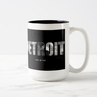 Detroit-Kaffee-Tasse Zweifarbige Tasse