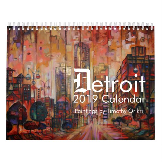 Detroit-Kalender 2019 Kalender (Titelbild)