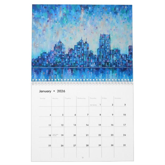 Detroit-Kalender 2019 Kalender (Jan 2026)
