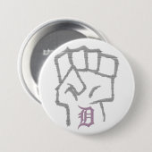 Detroit-Kampf (Knopf) Button (Vorne & Hinten)